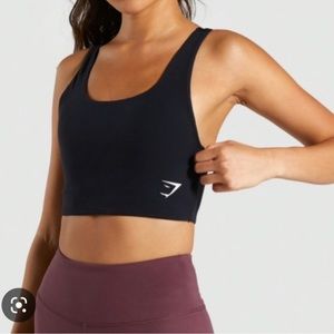 Gymshark Dreamy Longline Sports Bra Black